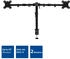 Universal ACT Monitor Halterung 2 Monitore für 10-32 Zoll VESA 75/100mm Höhenverstellbarer Monitor Arm für den Schreibtisch Neigung 180° Schwenkung 360° Drehung 360° Belastbarkeit Max. 8KG Black AC8302