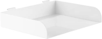 InLine Slatwall - Ablage groß Dokumentenablage Zubehör für das Slatwall System ca. 31,8x25x6,8cm weiß 23182B