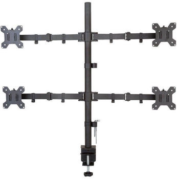 Techly 027521 Quadruple desk LED/LCD monitor arm 13-27 VESA 4x 10kg full motion