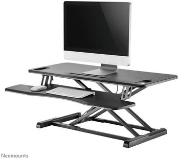 Neomounts Neomounts Steh-Sitz Arbeitsplatz Monitor Erh&ouml;hung Schwarz