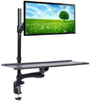 Maclean MC-681 - VESA Monitor-/TV-Halter 13-32" schwarz 9 kg (Tisch 27") Monitor Halterung Schwarz