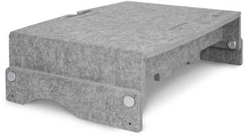 Bakker & Elkhuizen Q-riser 110 Circular grau aus PET-Filz