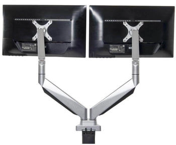 Bakker & Elkhuizen BakkerElkhuizen Bildschirm Halterung Smart Office Dual - 2 Monitor Halterung Tisch - für 10 Biss 27 Zoll Monitor - Höhenverstellbar - Silber