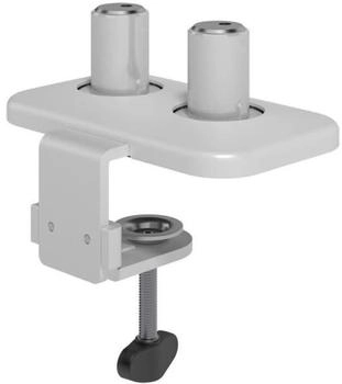 Dataflex Viewprime Zubehör Dual Tischklemme für 2 Monitorhalter (65.920) weiß - 65920