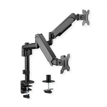 Value Dual LCD-Arm Tr&auml;gerstange 4 Gelenke Tischmontage bis 32 Zoll