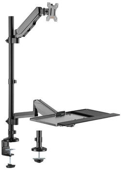 myWall Vollbeweglicher Tischhalter f&uuml;r Monitor & Tastatur