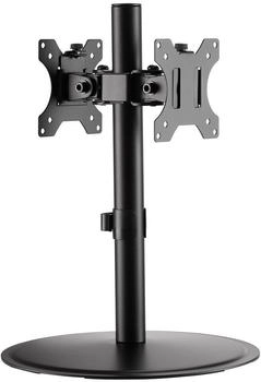Techly 361186 Tischarm für 2 Monitore von 17" bis 32" schwarz
