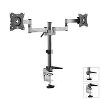 Maclean MC-714, Maclean MC-714 - VESA Monitor-/TV-Halter, 13-27", silber, 2x 8 kg