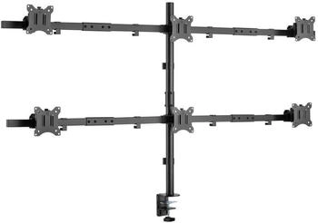 Equip 650160 17"-32" bewegliche Tischhalterung f&uuml;r 6 Monitore