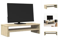 vidaXL Monitorst&auml;nder Sonoma-Eiche 54x22x15 cm Holzwerkstoff
