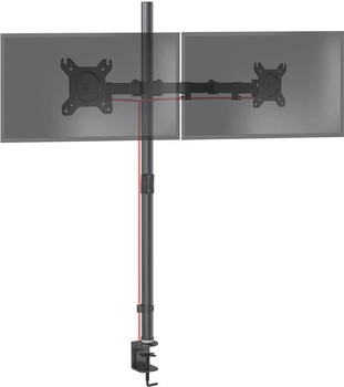 Duronic DMT152 | für 2 Monitore bis 27 Zoll | VESA 75/