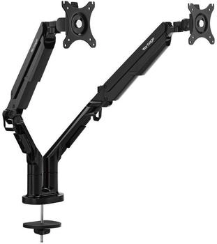Vantage Premium Monitortragarm duo Halter schwarz 3 in 1 Befestigung 17-32 Zoll
