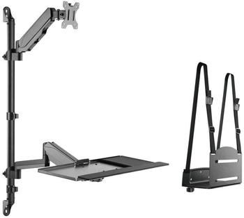 Equip 17"-32" Einzelmonitor-Wandmontage-Arbeitsstation