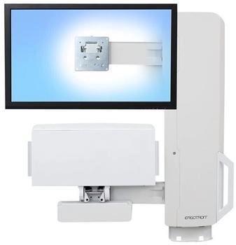 Ergotron Befestigungskit (vertikaler Hub) - für LCD-Display / PC-Ausrüstung - Steh-Sitz-Sysetm - weiß - Bildschirmgröße: bis zu 61 cm (bis zu 24 Zoll)