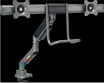 Kensington SmartFit dual monitor arm SmartFit dual (Tisch 32") Monitor Halterung Grau