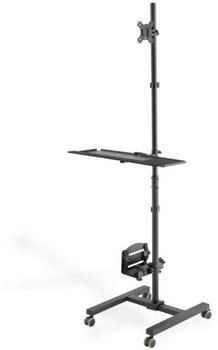 Digitus Mobiler Arbeitsplatz (Stange 32") Monitor Halterung Schwarz