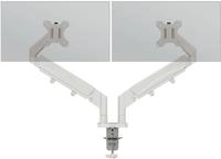 Esselte Leitz Monitor-Halterung Ergo 65370085 lichtgrau f&uuml;r 2 Monitore Tischklemme
