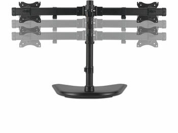 Kensington Dual Freistehend SmartFit Ergo (Boden 27") Monitor Halterung Schwarz