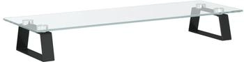 vidaXL Schwarz 60x20x8 Cm Hartglas Und Metall