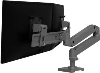 Ergotron LX Pro Dual Direct Monitorarm dunkelgrau (45-684-293)