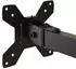 vidaXL Adjustable Monitor Stand Black