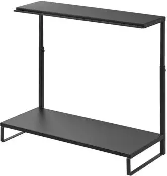 YAMAZAKI 2-st&ouml;ckiger Monitorst&auml;nder schwarz