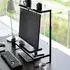 YAMAZAKI 2-stöckiger Monitorständer schwarz