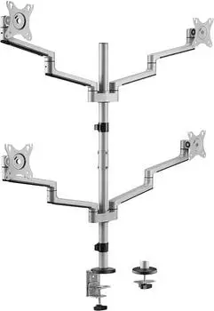 LogiLink Pr&uuml;fen (Tisch 32" 6 kg) Monitor Halterung Silber
