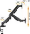 myWall Tischhalterung HEG10L Economy-Line bis 9 kg - Schwarz (Tisch 32
