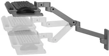 Ergotron LX Pro Keyboard Arm grau