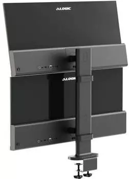 Alogic Elevate Dual Vertical Monitor Stand for 34" Edge Monitors Space Grey (ED34VMSSGR)