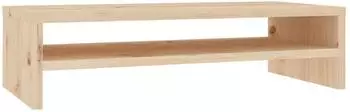 vidaXL Monitorst&auml;nder Massivholz Kiefer 50x24x13cm