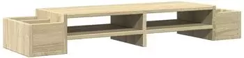 vidaXL Monitorst&auml;nder mit Stauraum Sonoma-Eiche 100x27x15cm (854690)