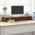 vidaXL Monitorständer 100x24x13cm Holzwerkstoff, Altholz-Optik (855824)