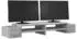 vidaXL Monitorständer mit Stauraum grau Sonoma 100x27x15cm