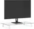 vidaXL Monitorständer weiß 60x35x8cm Hartglas und Metall (374220)