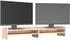 vidaXL Monitorständer 100x24x16cm Massivholz Kiefer