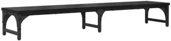 vidaXL Monitorst&auml;nder schwarz, Eichen-Optik, 105x23x15,5cm (882189)