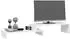 vidaXL Monitorständer weiß (52-101)x22x14cm Massivholz Kiefer (814015)