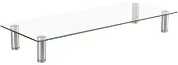 SpeaKa Professional Monitor-Erh&ouml;hung transparent, H&ouml;henbereich 75-90mm (SP-9007480)
