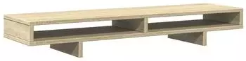 vidaXL Monitorst&auml;nder Sonoma-Eiche 100x27x15cm Holzwerkstoff