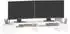 vidaXL Monitorständer Kiefernholz massiv, weiß, 100x27,5x15cm (813970)