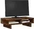 vidaXL Monitorständer Räuchereiche 50x27x15cm Holzwerkstoff