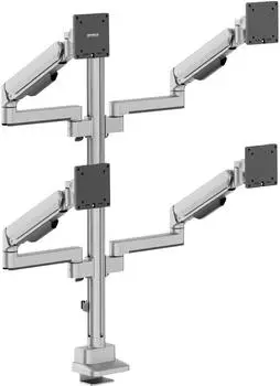 SpeaKa Professional SP-MM-1070 Monitor-Tischhalterung 4 Displays 17"-40" Aluminium (SP-14376404)