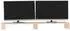 vidaXL Monitorständer Massivholz Kiefer 100x27x10cm