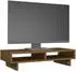 vidaXL Monitorständer honigbraun 60x27x14cm Massivholz Kiefer