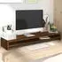 vidaXL Monitorständer Holzwerkstoff Eichen-Optik braun 100x24x13cm (815293)