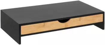 5five BAVA Monitorst&auml;nder mit Schublade, Bambus, 47x25x10cm (203133)