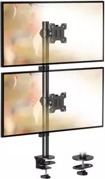 LuxusKollektion Dual-Monitorständer 13-32 Zoll, 80cm Stange, bis 8kg (EV4012)