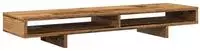 vidaXL Monitorst&auml;nder Altholz-Optik 100x27x15 cm Holzwerkstoff